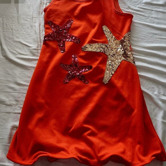 Dresses & Skirts - Orange starfish dress